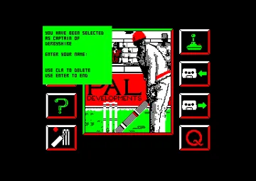 Cricket Captain (UK) (1985) [Allanson Computing] screen shot title